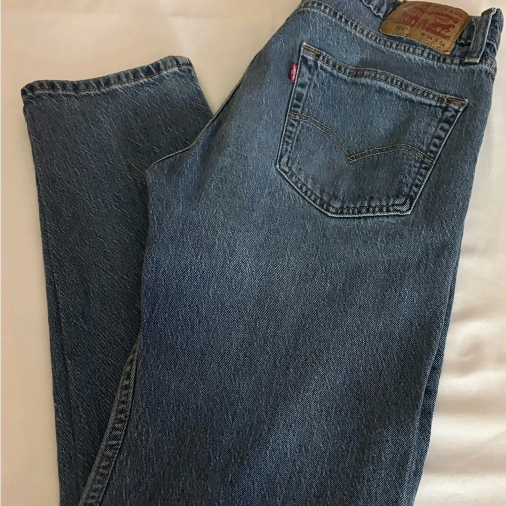 Levi's 502 Straight Fit Blue Jeans